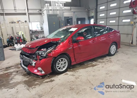 2017 Toyota Prius Prime Advanced z USA, uszkodzony, nr VIN JTDKARFP7H3011439